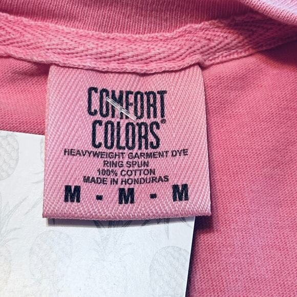 Comfort Colors Pink Flamingo T-Shirt Medium Strut Your Stuff Southernology NEW - Picture 7 of 7